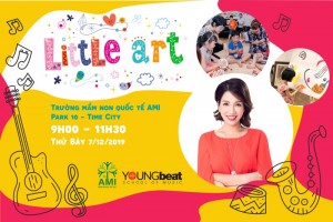 Miễn phí trải nghiệm tham gia câu lạc bộ “Little art” Times City tháng 12/2019